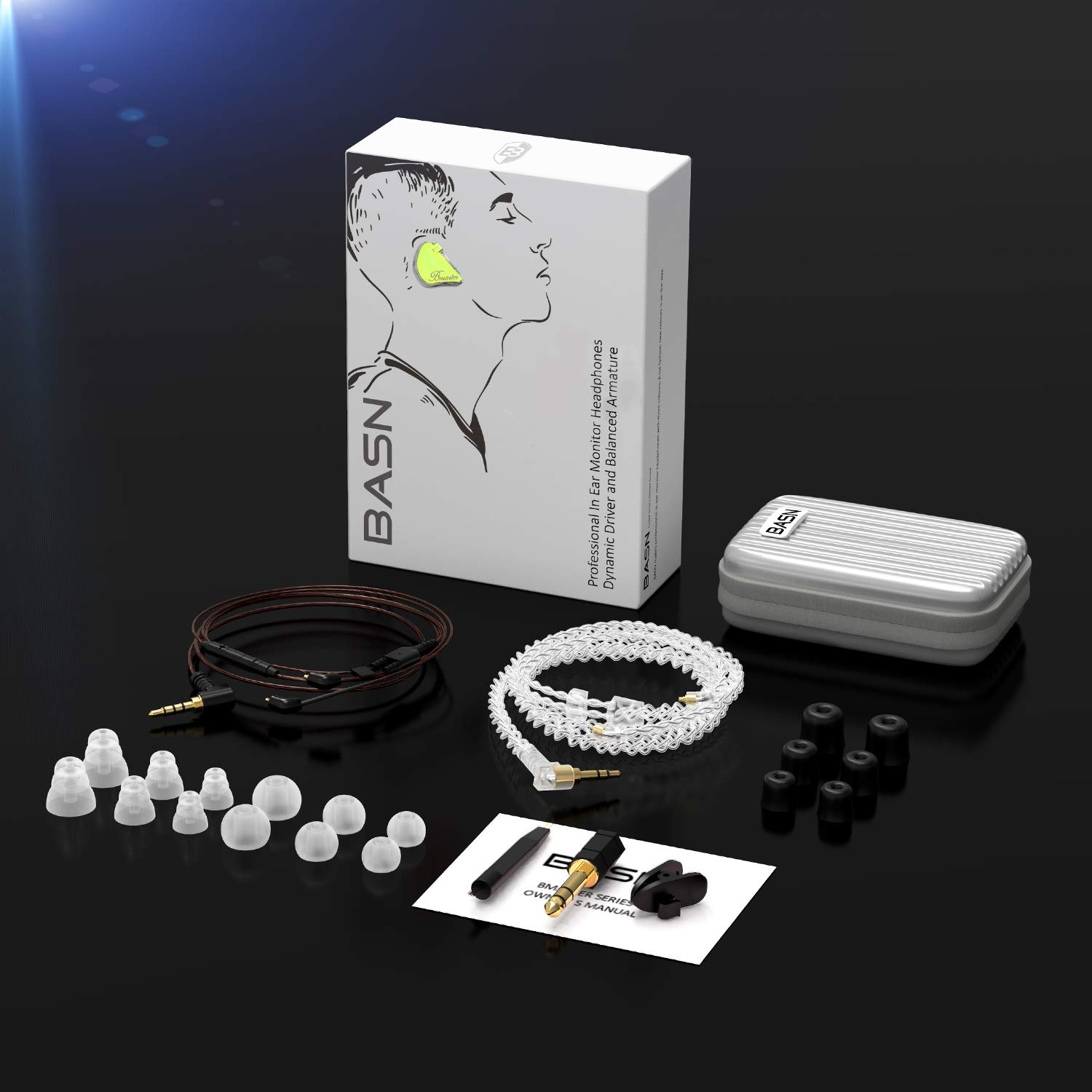 Amazon.co.jp: BASN Bmaster ノイズアイソレーションインイヤー